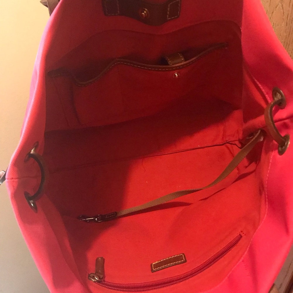 Dooney & Bourke Pink Nylon Tote! - Picture 4 of 8